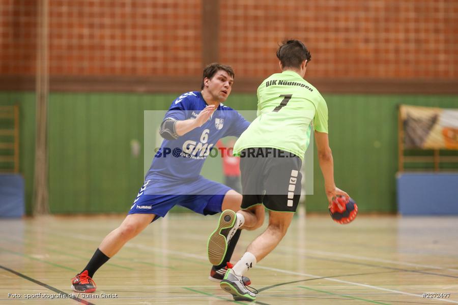 Julius Rauch, Sebastian Heun, 09.02.2020, Bezirksliga Staffel Nord, DJK Nüdlingen, TSV Karlstadt - Bild-ID: 2272497