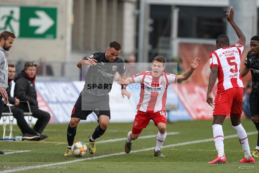 Fatih Kaya, Patrick Sontheimer, Soccer, Fussball, DFB, Würzburg, FLYERALARM Arena, 09.02.2020, 3. Liga, FC Ingolstadt 04, FC Würzburger Kickers - Bild-ID: 2272579 Fatih Kaya, Patrick Sontheimer, Soccer, Fussball, DFB, Würzburg, FLYERALARM Arena, 09.02.2020, 3. Liga, FC Ingolstadt 04, FC Würzburger Kickers - Bild-ID: 2272579