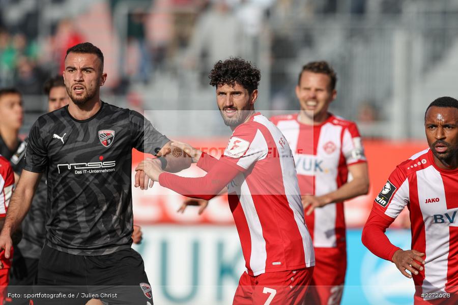 Fabio Kaufmann, Soccer, Fussball, DFB, Würzburg, FLYERALARM Arena, 09.02.2020, 3. Liga, FC Ingolstadt 04, FC Würzburger Kickers - Bild-ID: 2272628