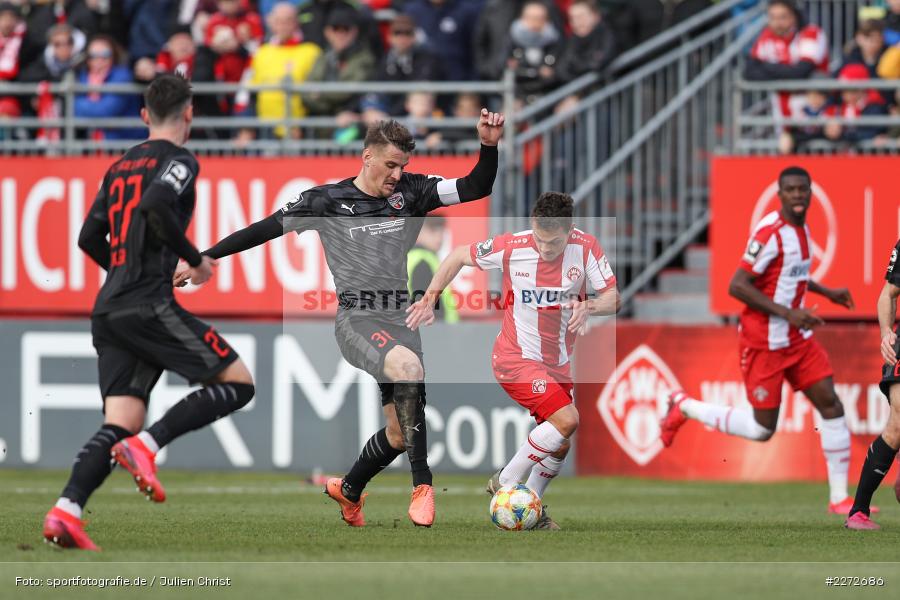 Soccer, Fussball, DFB, Würzburg, FLYERALARM Arena, 09.02.2020, 3. Liga, FC Ingolstadt 04, FC Würzburger Kickers - Bild-ID: 2272686
