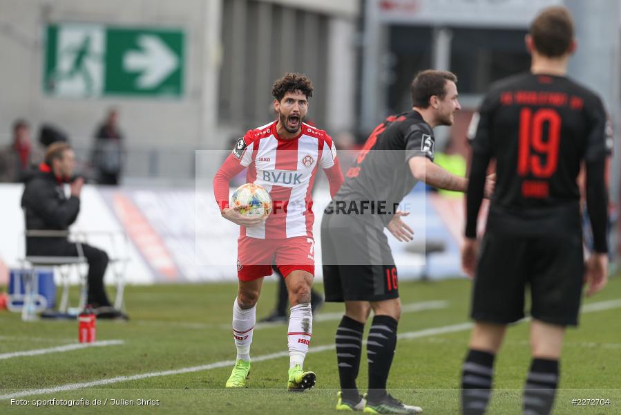 Soccer, Fussball, DFB, Würzburg, FLYERALARM Arena, 09.02.2020, 3. Liga, FC Ingolstadt 04, FC Würzburger Kickers - Bild-ID: 2272704 Soccer, Fussball, DFB, Würzburg, FLYERALARM Arena, 09.02.2020, 3. Liga, FC Ingolstadt 04, FC Würzburger Kickers - Bild-ID: 2272704