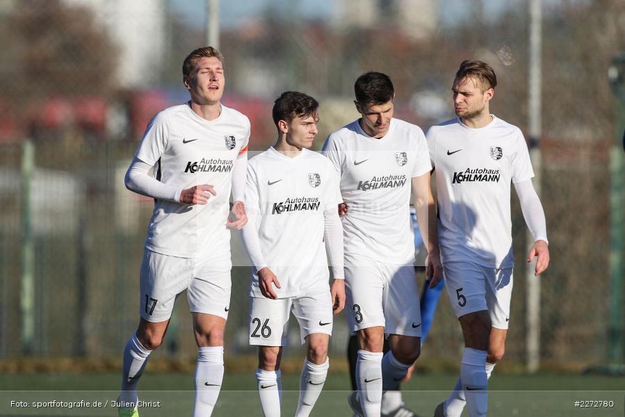 Marco Schiebel, Paul Karle, Andreas Hetterich, Bayernliga Nord, 15.02.2020, Landesfreundschaftsspiele, TSV Karlburg, Würzburger FV - Bild-ID: 2272780