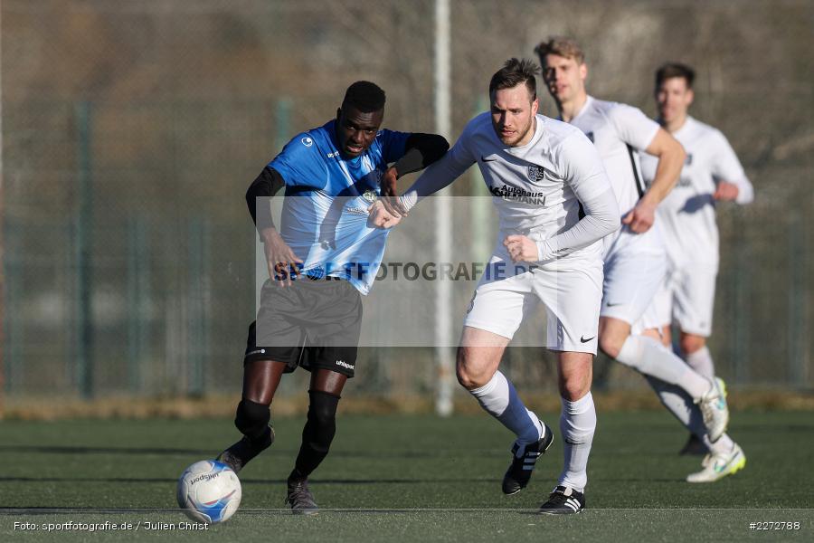Patrick Plawky, Sanasi Conteh, Bayernliga Nord, 15.02.2020, Landesfreundschaftsspiele, TSV Karlburg, Würzburger FV - Bild-ID: 2272788 Patrick Plawky, Sanasi Conteh, Bayernliga Nord, 15.02.2020, Landesfreundschaftsspiele, TSV Karlburg, Würzburger FV - Bild-ID: 2272788