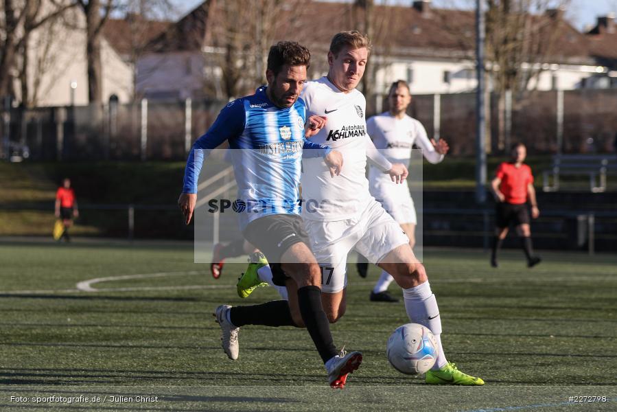 Marco Schiebel, Benjamin Schömig, Bayernliga Nord, 15.02.2020, Landesfreundschaftsspiele, TSV Karlburg, Würzburger FV - Bild-ID: 2272798