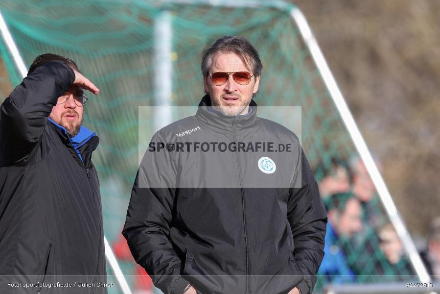 Marco Scheder, Berthold Göbel, Bayernliga Nord, 15.02.2020, Landesfreundschaftsspiele, TSV Karlburg, Würzburger FV - Bild-ID: 2272813