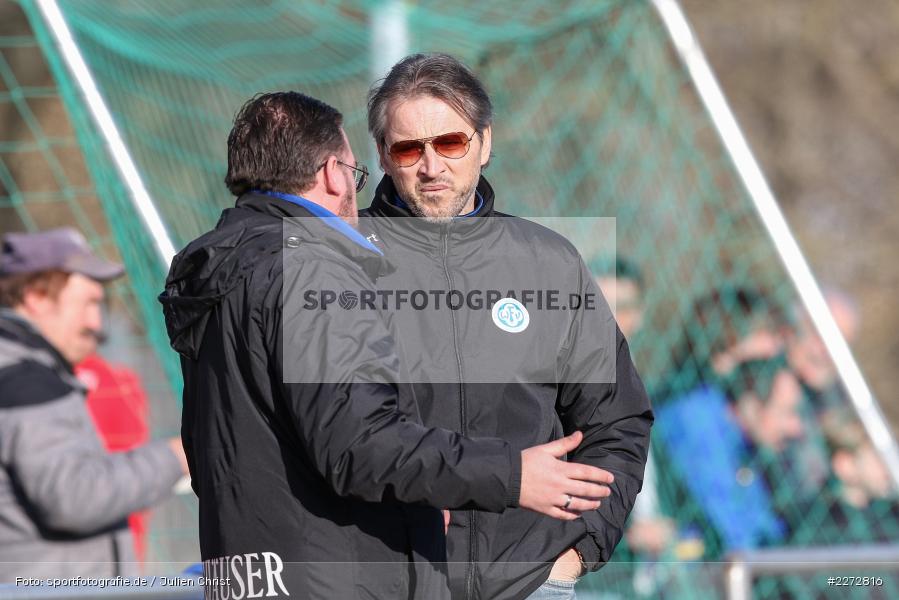 Marco Scheder, Berthold Göbel, Bayernliga Nord, 15.02.2020, Landesfreundschaftsspiele, TSV Karlburg, Würzburger FV - Bild-ID: 2272816