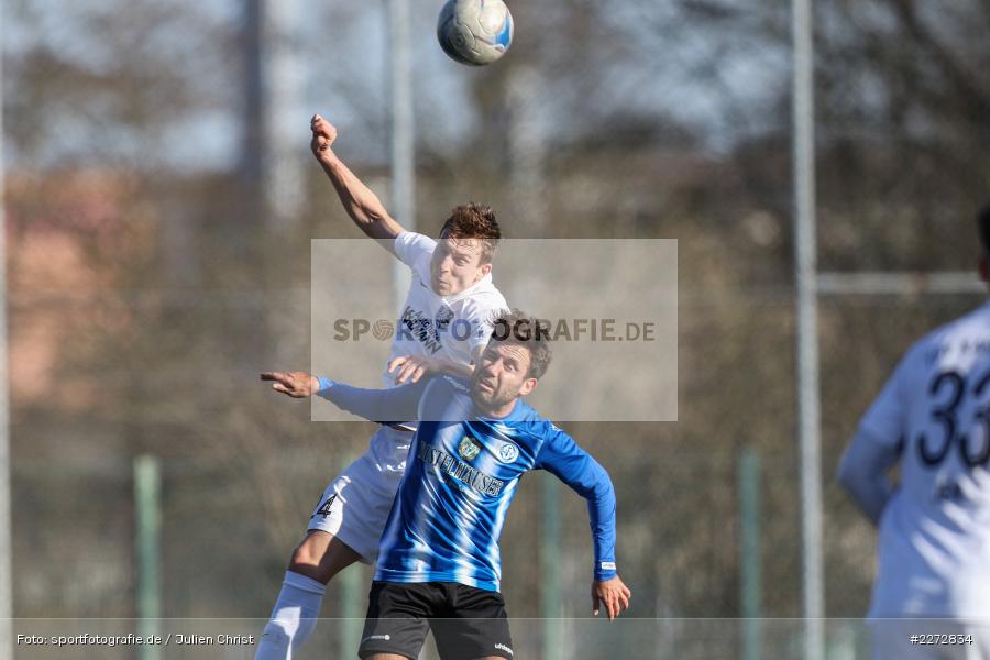 Sebastian Fries, Benjamin Schömig, Bayernliga Nord, 15.02.2020, Landesfreundschaftsspiele, TSV Karlburg, Würzburger FV - Bild-ID: 2272834 Sebastian Fries, Benjamin Schömig, Bayernliga Nord, 15.02.2020, Landesfreundschaftsspiele, TSV Karlburg, Würzburger FV - Bild-ID: 2272834