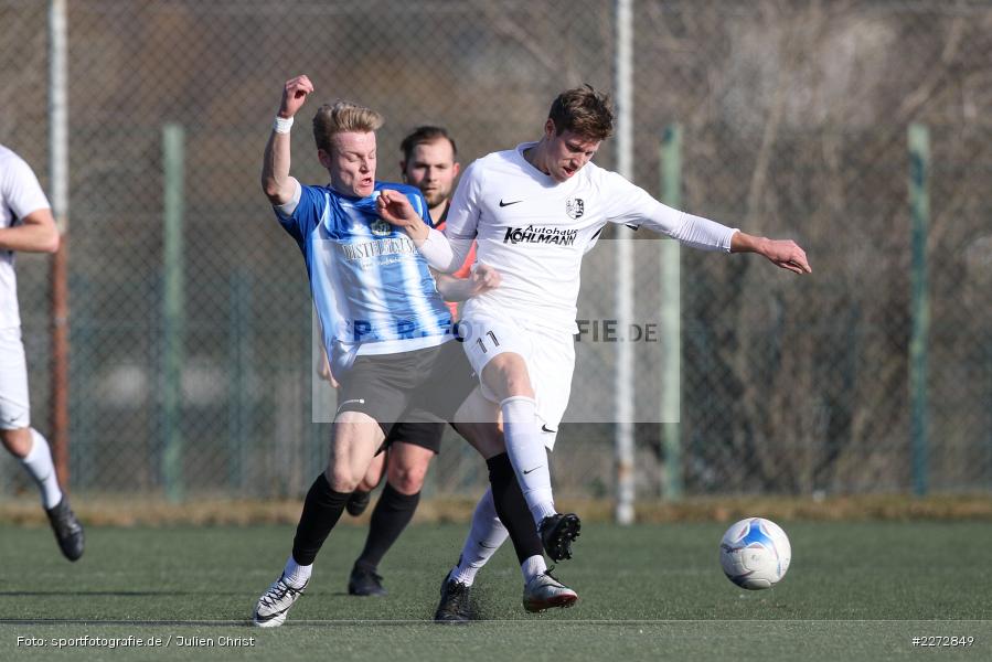 Paul Obrusnik, David Machau, Bayernliga Nord, 15.02.2020, Landesfreundschaftsspiele, TSV Karlburg, Würzburger FV - Bild-ID: 2272849