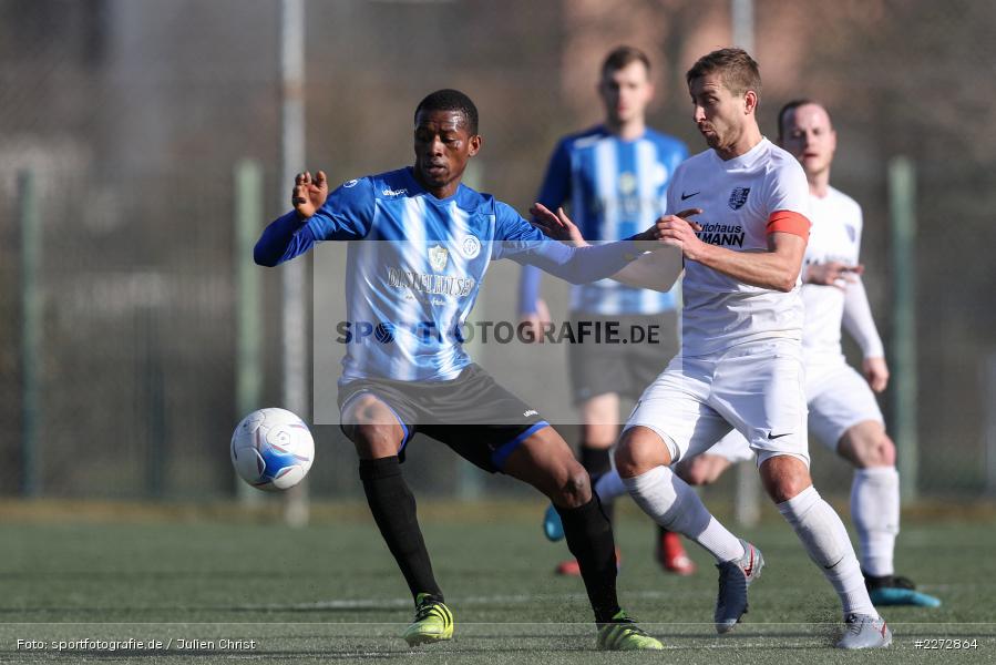 Manuel Römlein, Essa Ganes, Bayernliga Nord, 15.02.2020, Landesfreundschaftsspiele, TSV Karlburg, Würzburger FV - Bild-ID: 2272864