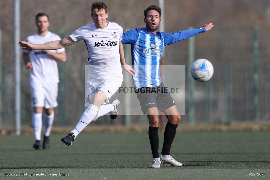 Sebastian Fries, Benjamin Schömig, Bayernliga Nord, 15.02.2020, Landesfreundschaftsspiele, TSV Karlburg, Würzburger FV - Bild-ID: 2272873