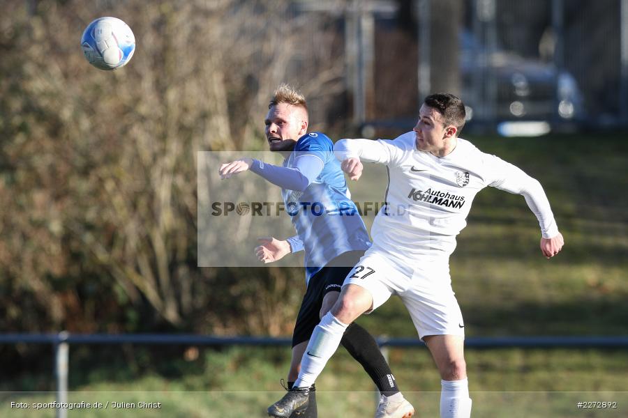 Luca Pfister, Kevin Röckert, Bayernliga Nord, 15.02.2020, Landesfreundschaftsspiele, TSV Karlburg, Würzburger FV - Bild-ID: 2272892 Luca Pfister, Kevin Röckert, Bayernliga Nord, 15.02.2020, Landesfreundschaftsspiele, TSV Karlburg, Würzburger FV - Bild-ID: 2272892