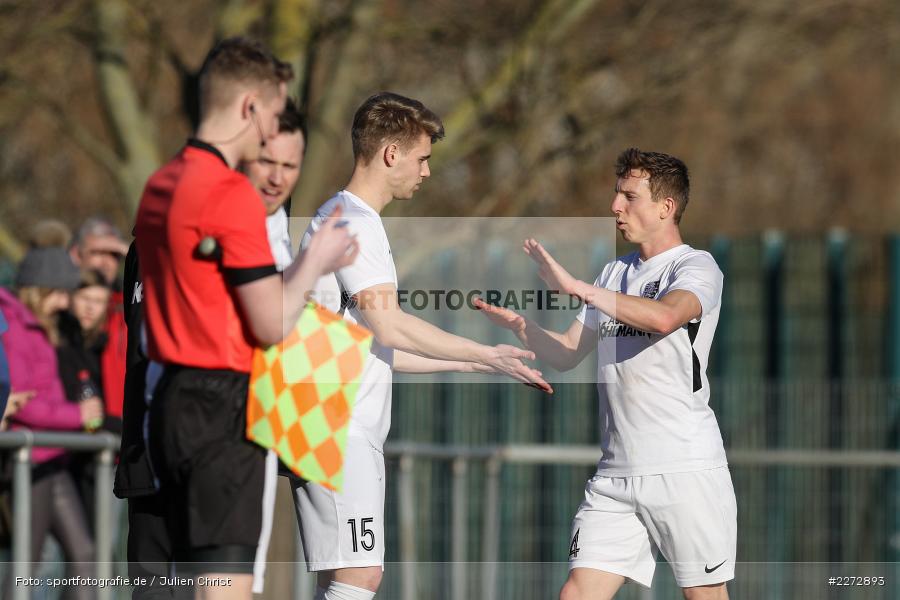Sebastian Fries, Henrik Ruppert, Bayernliga Nord, 15.02.2020, Landesfreundschaftsspiele, TSV Karlburg, Würzburger FV - Bild-ID: 2272893 Sebastian Fries, Henrik Ruppert, Bayernliga Nord, 15.02.2020, Landesfreundschaftsspiele, TSV Karlburg, Würzburger FV - Bild-ID: 2272893