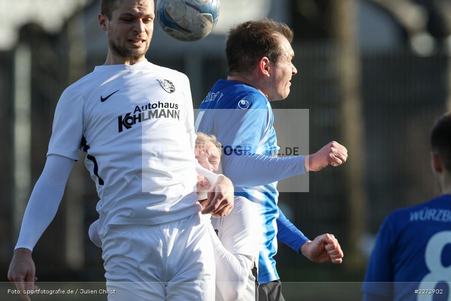 Tim Lorenz, Marvin Schramm, Marco Schiebel, Bayernliga Nord, 15.02.2020, Landesfreundschaftsspiele, TSV Karlburg, Würzburger FV - Bild-ID: 2272902
