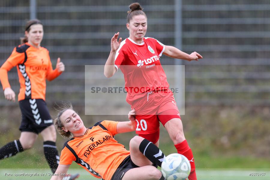 Carla Schulz, Lorina Romeis, Heuchelhof Sportpark, 16.02.2020, Regionalfreundschaftsspiele, 1. FFC Frankfurt II, Sportclub Würzburg - Bild-ID: 2272937