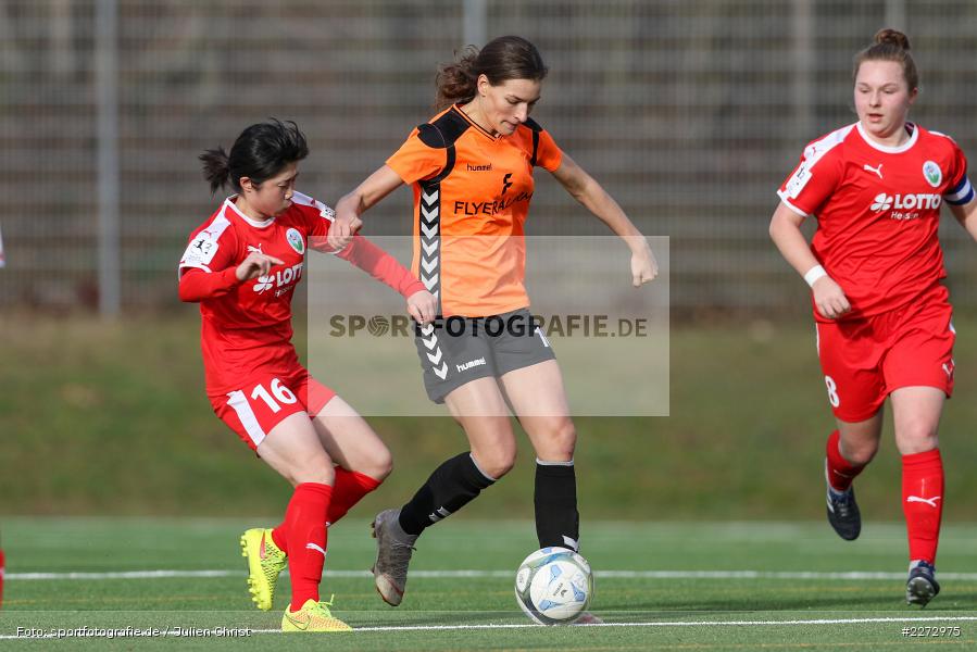 Mai Hirata, Medina Desic, Heuchelhof Sportpark, 16.02.2020, Regionalfreundschaftsspiele, 1. FFC Frankfurt II, Sportclub Würzburg - Bild-ID: 2272975
