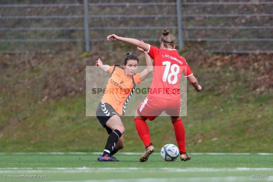 Regionalliga-Süd Frauen, 2. Frauen-Bundesliga, 16.02.2020, Sportpark Heuchelhof, Regionalfreundschaftsspiele, 1. FFC Frankfurt II, Sportclub Wuerzburg - Bild-ID: 2272995