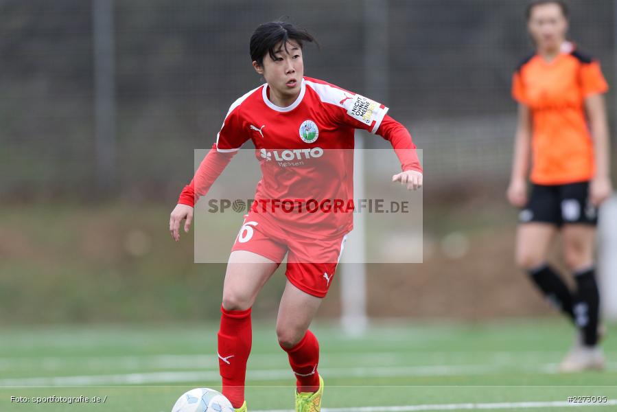 Regionalliga-Süd Frauen, 2. Frauen-Bundesliga, 16.02.2020, Sportpark Heuchelhof, Regionalfreundschaftsspiele, 1. FFC Frankfurt II, Sportclub Wuerzburg - Bild-ID: 2273005