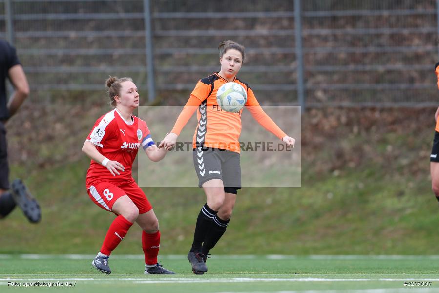 Regionalliga-Süd Frauen, 2. Frauen-Bundesliga, 16.02.2020, Sportpark Heuchelhof, Regionalfreundschaftsspiele, 1. FFC Frankfurt II, Sportclub Wuerzburg - Bild-ID: 2273007