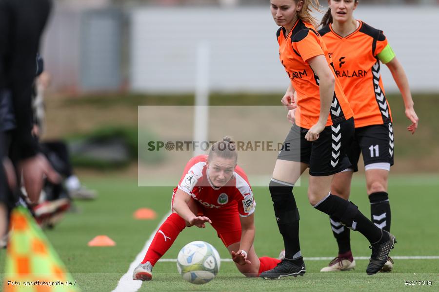 Regionalliga-Süd Frauen, 2. Frauen-Bundesliga, 16.02.2020, Sportpark Heuchelhof, Regionalfreundschaftsspiele, 1. FFC Frankfurt II, Sportclub Wuerzburg - Bild-ID: 2273018