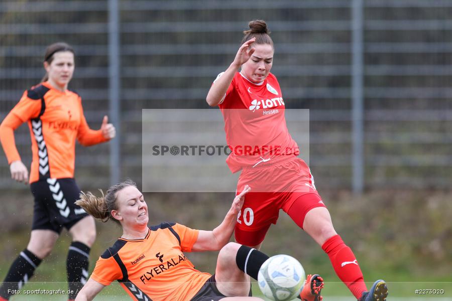Regionalliga-Süd Frauen, 2. Frauen-Bundesliga, 16.02.2020, Sportpark Heuchelhof, Regionalfreundschaftsspiele, 1. FFC Frankfurt II, Sportclub Wuerzburg - Bild-ID: 2273020