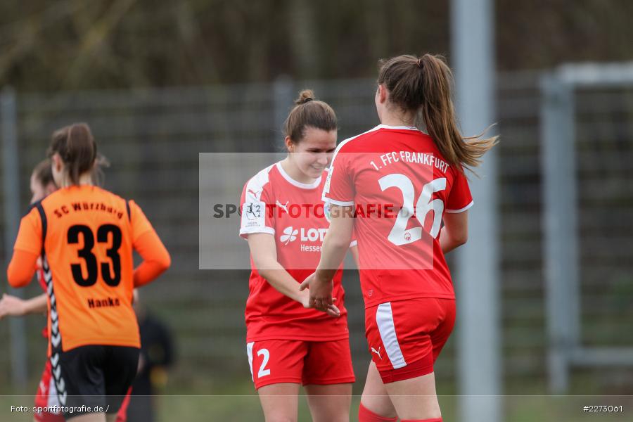 Regionalliga-Süd Frauen, 2. Frauen-Bundesliga, 16.02.2020, Sportpark Heuchelhof, Regionalfreundschaftsspiele, 1. FFC Frankfurt II, Sportclub Wuerzburg - Bild-ID: 2273061