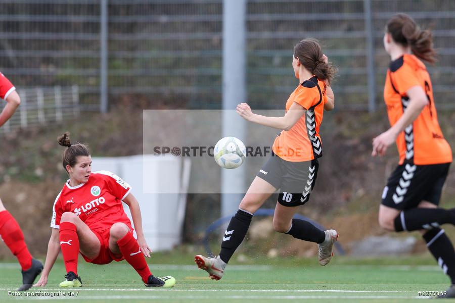 Regionalliga-Süd Frauen, 2. Frauen-Bundesliga, 16.02.2020, Sportpark Heuchelhof, Regionalfreundschaftsspiele, 1. FFC Frankfurt II, Sportclub Wuerzburg - Bild-ID: 2273069