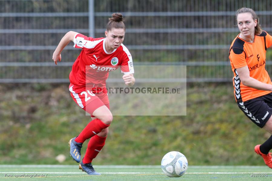 Regionalliga-Süd Frauen, 2. Frauen-Bundesliga, 16.02.2020, Sportpark Heuchelhof, Regionalfreundschaftsspiele, 1. FFC Frankfurt II, Sportclub Wuerzburg - Bild-ID: 2273075