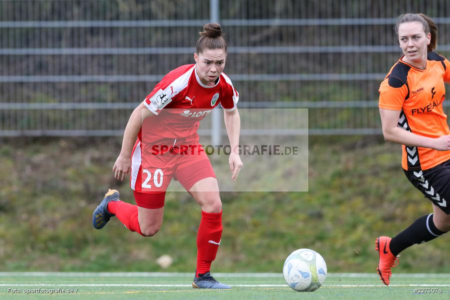 Regionalliga-Süd Frauen, 2. Frauen-Bundesliga, 16.02.2020, Sportpark Heuchelhof, Regionalfreundschaftsspiele, 1. FFC Frankfurt II, Sportclub Wuerzburg - Bild-ID: 2273076