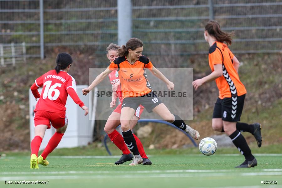 Regionalliga-Süd Frauen, 2. Frauen-Bundesliga, 16.02.2020, Sportpark Heuchelhof, Regionalfreundschaftsspiele, 1. FFC Frankfurt II, Sportclub Wuerzburg - Bild-ID: 2273112