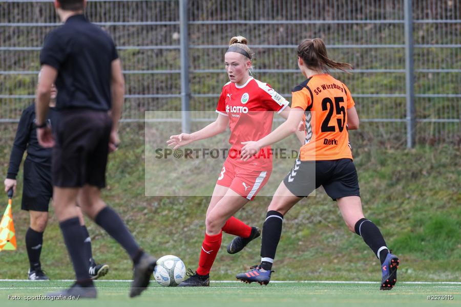 Regionalliga-Süd Frauen, 2. Frauen-Bundesliga, 16.02.2020, Sportpark Heuchelhof, Regionalfreundschaftsspiele, 1. FFC Frankfurt II, Sportclub Wuerzburg - Bild-ID: 2273115