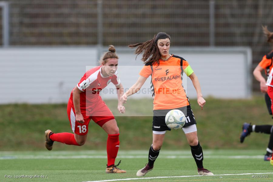 Regionalliga-Süd Frauen, 2. Frauen-Bundesliga, 16.02.2020, Sportpark Heuchelhof, Regionalfreundschaftsspiele, 1. FFC Frankfurt II, Sportclub Wuerzburg - Bild-ID: 2273122