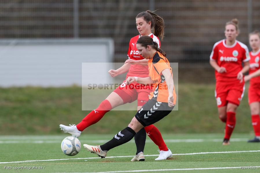 Regionalliga-Süd Frauen, 2. Frauen-Bundesliga, 16.02.2020, Sportpark Heuchelhof, Regionalfreundschaftsspiele, 1. FFC Frankfurt II, Sportclub Wuerzburg - Bild-ID: 2273132