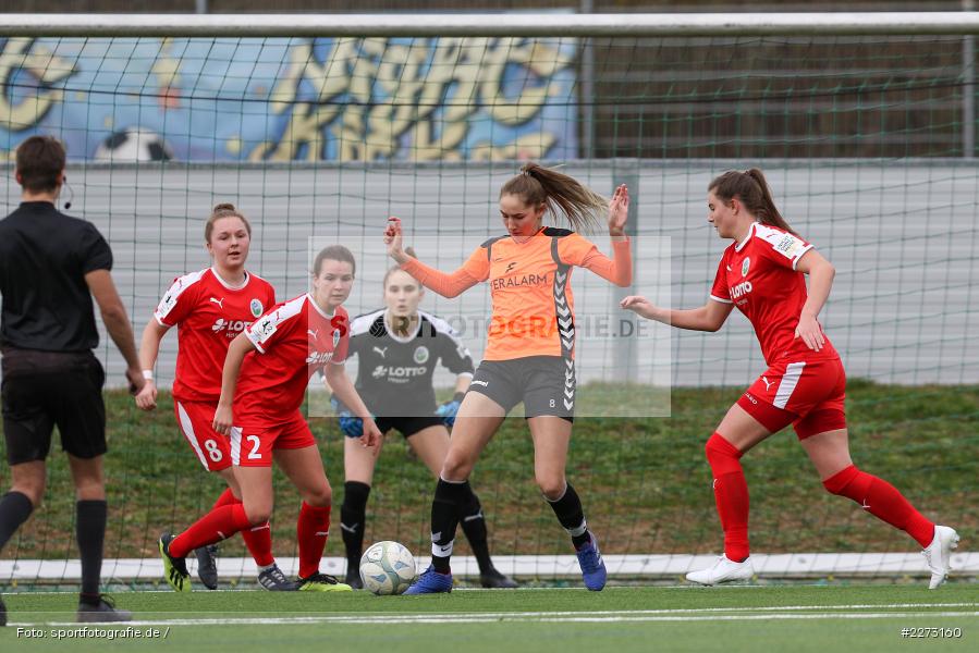 Regionalliga-Süd Frauen, 2. Frauen-Bundesliga, 16.02.2020, Sportpark Heuchelhof, Regionalfreundschaftsspiele, 1. FFC Frankfurt II, Sportclub Wuerzburg - Bild-ID: 2273160