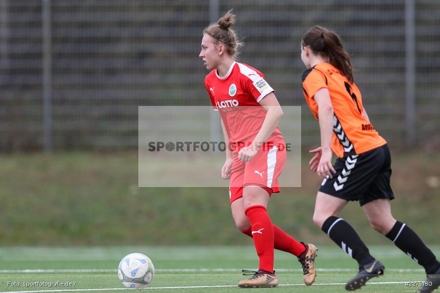 Regionalliga-Süd Frauen, 2. Frauen-Bundesliga, 16.02.2020, Sportpark Heuchelhof, Regionalfreundschaftsspiele, 1. FFC Frankfurt II, Sportclub Wuerzburg - Bild-ID: 2273180