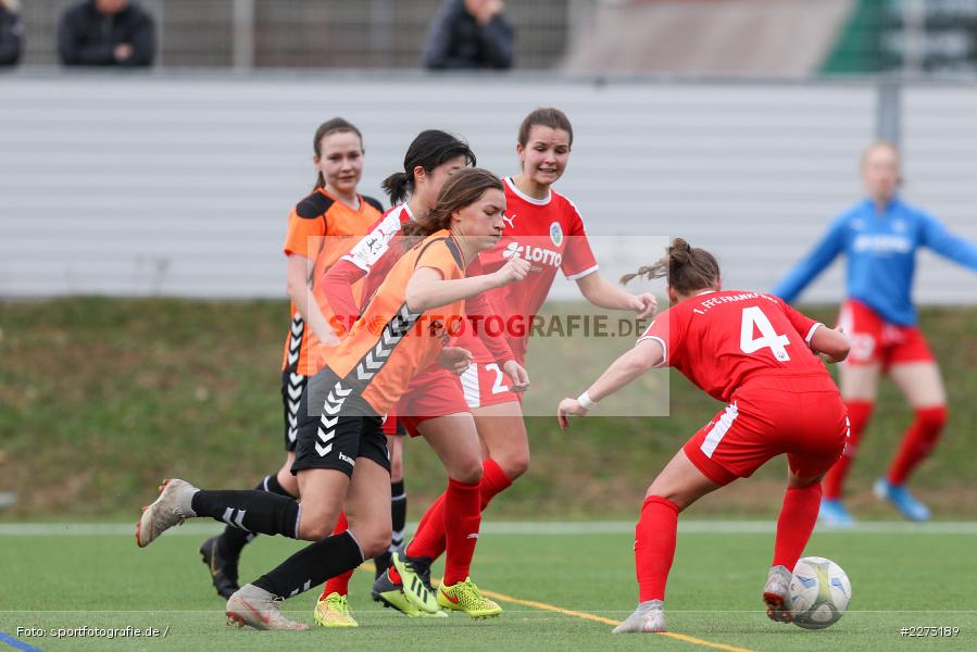 Regionalliga-Süd Frauen, 2. Frauen-Bundesliga, 16.02.2020, Sportpark Heuchelhof, Regionalfreundschaftsspiele, 1. FFC Frankfurt II, Sportclub Wuerzburg - Bild-ID: 2273189