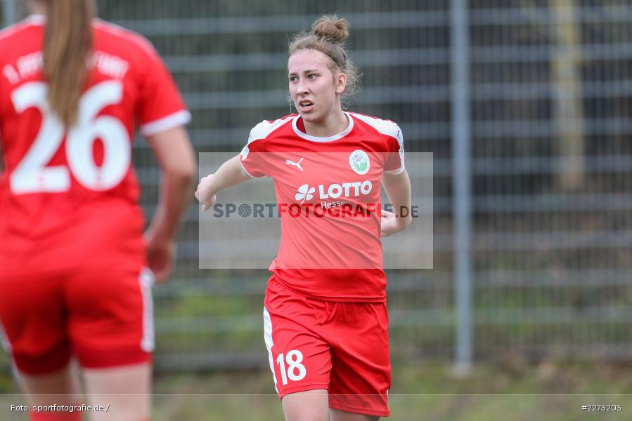 Regionalliga-Süd Frauen, 2. Frauen-Bundesliga, 16.02.2020, Sportpark Heuchelhof, Regionalfreundschaftsspiele, 1. FFC Frankfurt II, Sportclub Wuerzburg - Bild-ID: 2273203