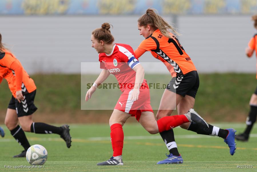 Regionalliga-Süd Frauen, 2. Frauen-Bundesliga, 16.02.2020, Sportpark Heuchelhof, Regionalfreundschaftsspiele, 1. FFC Frankfurt II, Sportclub Wuerzburg - Bild-ID: 2273210