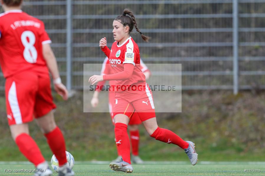 Regionalliga-Süd Frauen, 2. Frauen-Bundesliga, 16.02.2020, Sportpark Heuchelhof, Regionalfreundschaftsspiele, 1. FFC Frankfurt II, Sportclub Wuerzburg - Bild-ID: 2273216