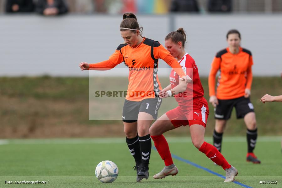 Regionalliga-Süd Frauen, 2. Frauen-Bundesliga, 16.02.2020, Sportpark Heuchelhof, Regionalfreundschaftsspiele, 1. FFC Frankfurt II, Sportclub Wuerzburg - Bild-ID: 2273222