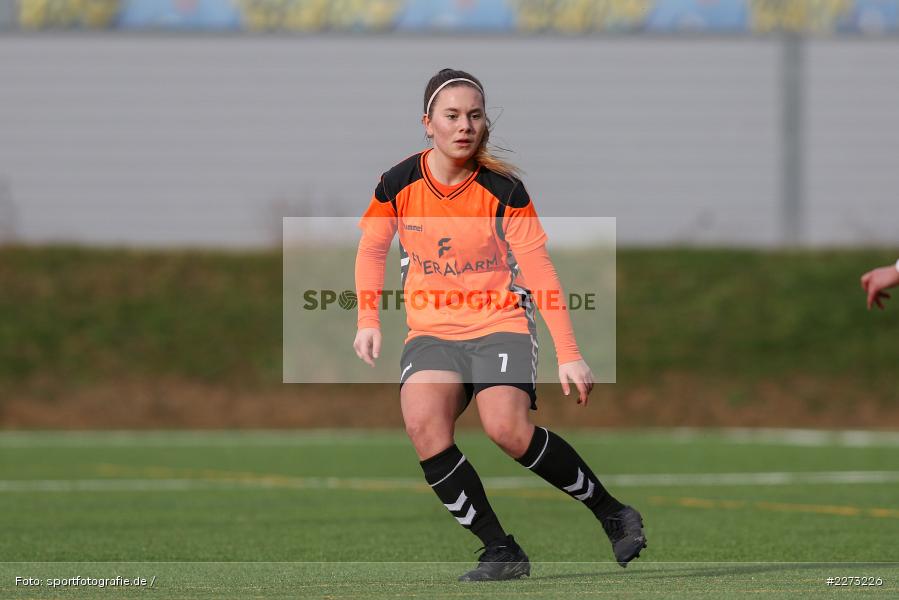 Regionalliga-Süd Frauen, 2. Frauen-Bundesliga, 16.02.2020, Sportpark Heuchelhof, Regionalfreundschaftsspiele, 1. FFC Frankfurt II, Sportclub Wuerzburg - Bild-ID: 2273226