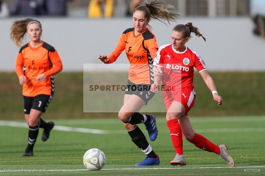Regionalliga-Süd Frauen, 2. Frauen-Bundesliga, 16.02.2020, Sportpark Heuchelhof, Regionalfreundschaftsspiele, 1. FFC Frankfurt II, Sportclub Wuerzburg - Bild-ID: 2273228