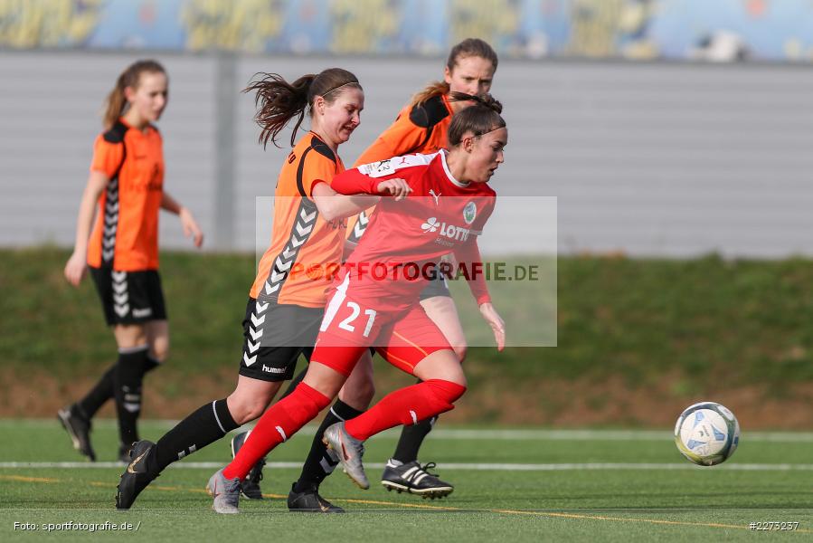 Regionalliga-Süd Frauen, 2. Frauen-Bundesliga, 16.02.2020, Sportpark Heuchelhof, Regionalfreundschaftsspiele, 1. FFC Frankfurt II, Sportclub Wuerzburg - Bild-ID: 2273237