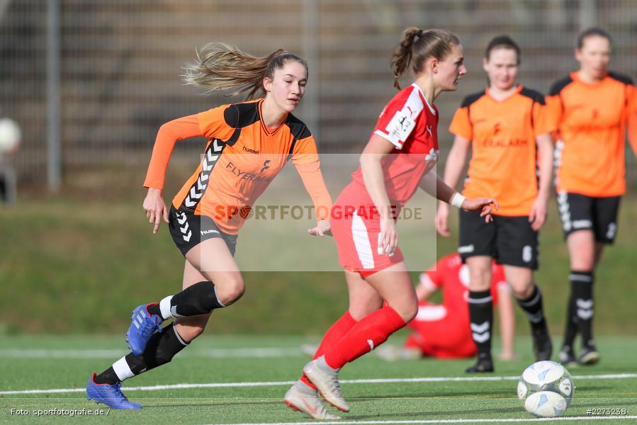 Regionalliga-Süd Frauen, 2. Frauen-Bundesliga, 16.02.2020, Sportpark Heuchelhof, Regionalfreundschaftsspiele, 1. FFC Frankfurt II, Sportclub Wuerzburg - Bild-ID: 2273238