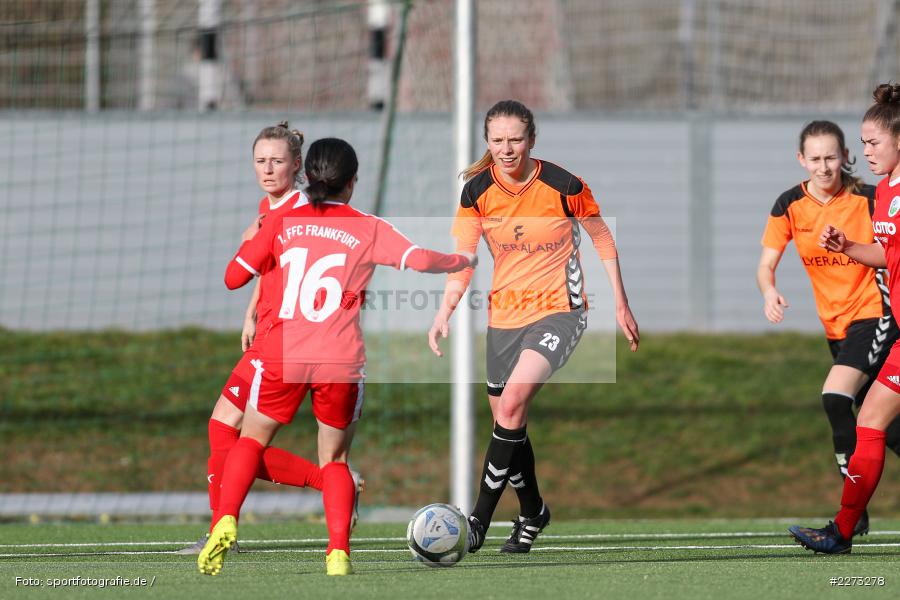 Regionalliga-Süd Frauen, 2. Frauen-Bundesliga, 16.02.2020, Sportpark Heuchelhof, Regionalfreundschaftsspiele, 1. FFC Frankfurt II, Sportclub Wuerzburg - Bild-ID: 2273278