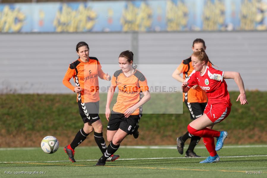 Regionalliga-Süd Frauen, 2. Frauen-Bundesliga, 16.02.2020, Sportpark Heuchelhof, Regionalfreundschaftsspiele, 1. FFC Frankfurt II, Sportclub Wuerzburg - Bild-ID: 2273287