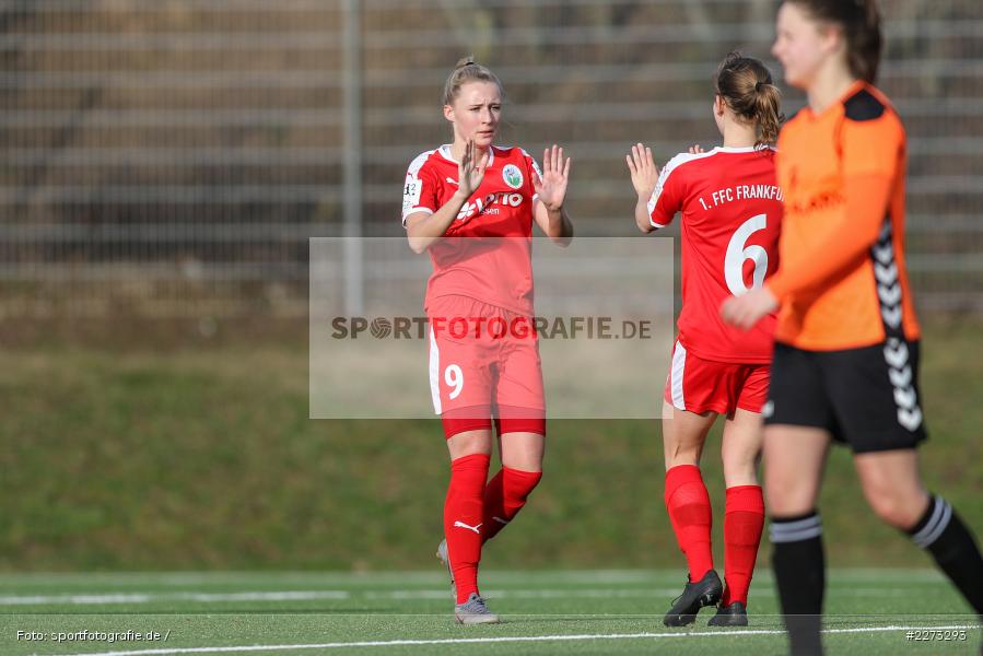 Regionalliga-Süd Frauen, 2. Frauen-Bundesliga, 16.02.2020, Sportpark Heuchelhof, Regionalfreundschaftsspiele, 1. FFC Frankfurt II, Sportclub Wuerzburg - Bild-ID: 2273293
