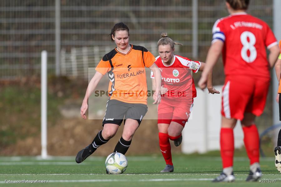Regionalliga-Süd Frauen, 2. Frauen-Bundesliga, 16.02.2020, Sportpark Heuchelhof, Regionalfreundschaftsspiele, 1. FFC Frankfurt II, Sportclub Wuerzburg - Bild-ID: 2273297