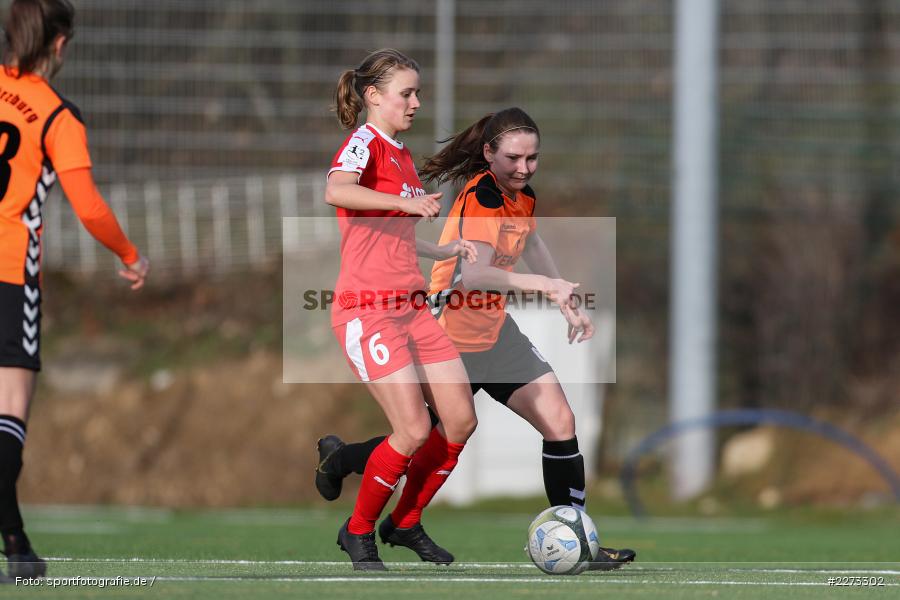 Regionalliga-Süd Frauen, 2. Frauen-Bundesliga, 16.02.2020, Sportpark Heuchelhof, Regionalfreundschaftsspiele, 1. FFC Frankfurt II, Sportclub Wuerzburg - Bild-ID: 2273302