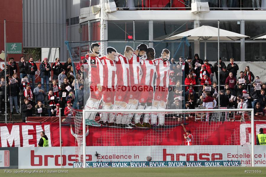 Choreografie, FLYERALARM Arena, 22.02.2020, 3. Liga, Eintracht Braunschweig, FC Würzburger Kickers - Bild-ID: 2273336