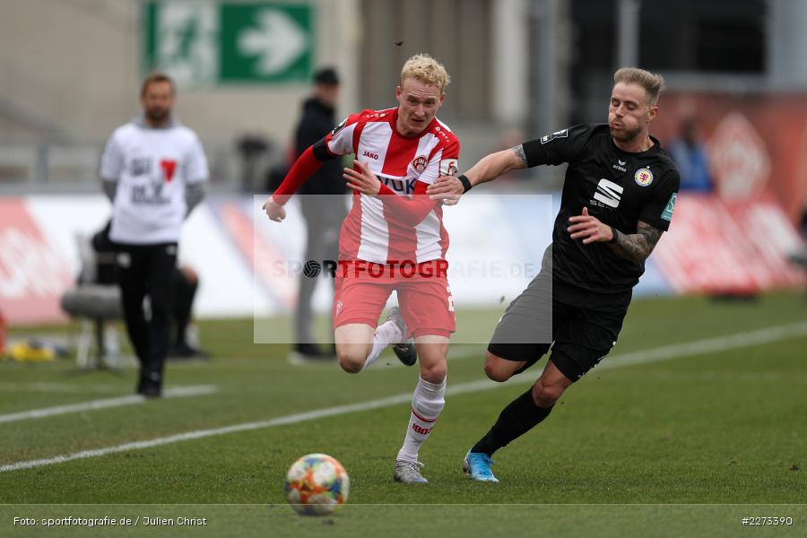 Felix Burmeister, Luke Hemmerich, FLYERALARM Arena, 22.02.2020, 3. Liga, Eintracht Braunschweig, FC Würzburger Kickers - Bild-ID: 2273390